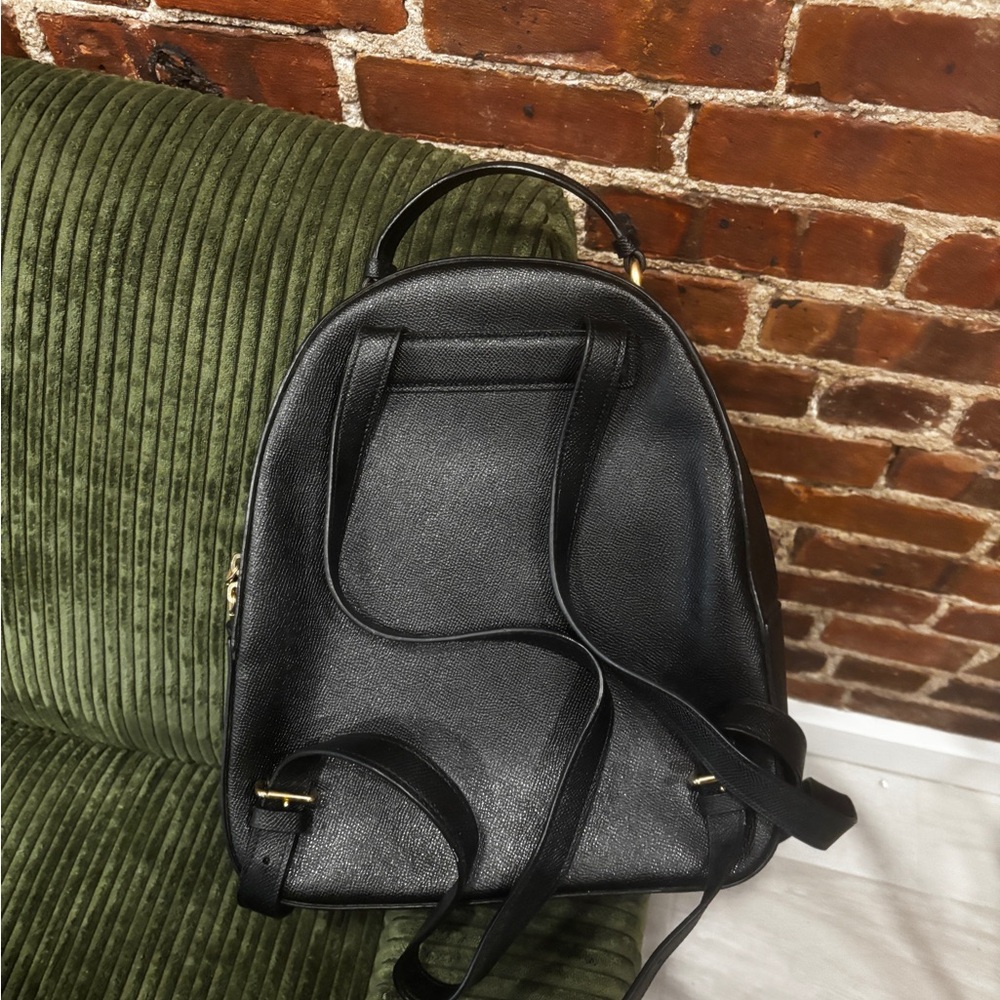 Coach Black Backpack with Gold Zipper - Picture 2 of 2